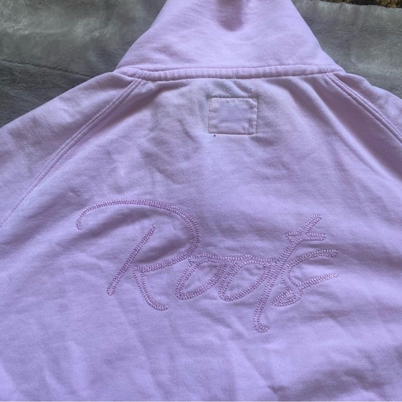 Vintage baby pink roots zip up - Picture 7 of 9